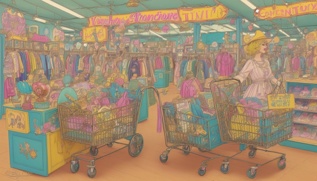 Thrift Store Treasure Hunt Map & Tips