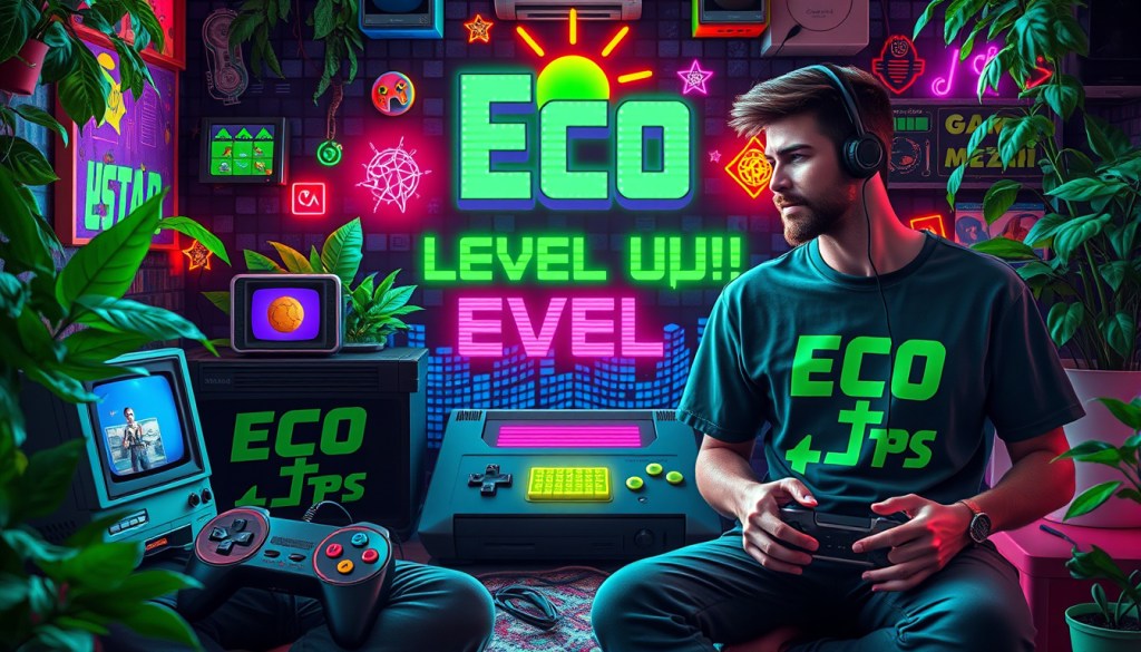 Vintage Gamer Vibes in Ethical&nbsp;Cotton