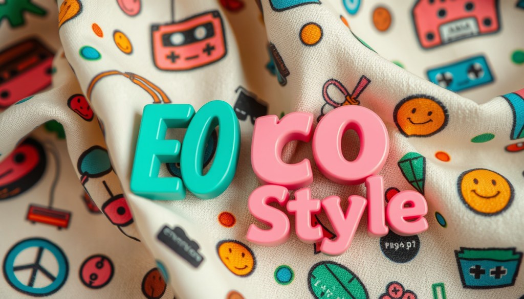 Why Retro Fonts Feel So Right on Organic Cotton