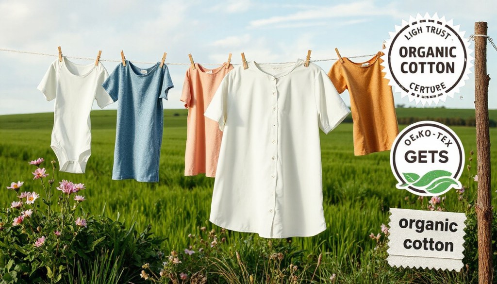 Certified organic cotton&nbsp;clothing