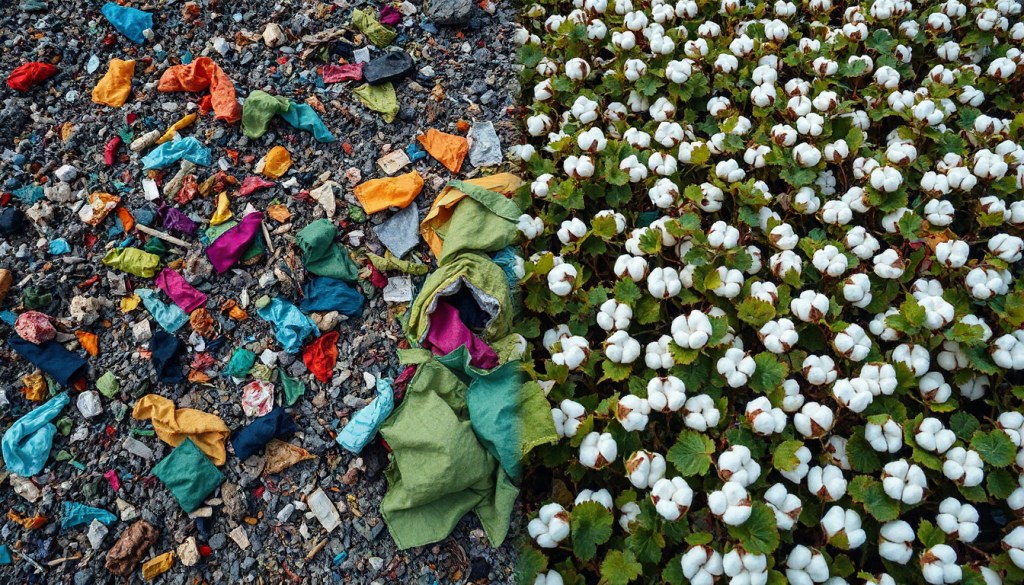 Cotton fabric waste in&nbsp;landfills