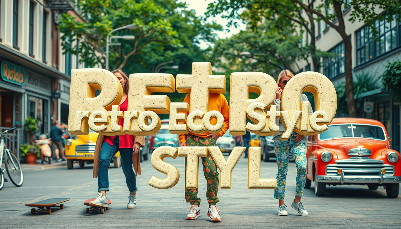 Eco Streetwear That Brings Back Retro Vibes