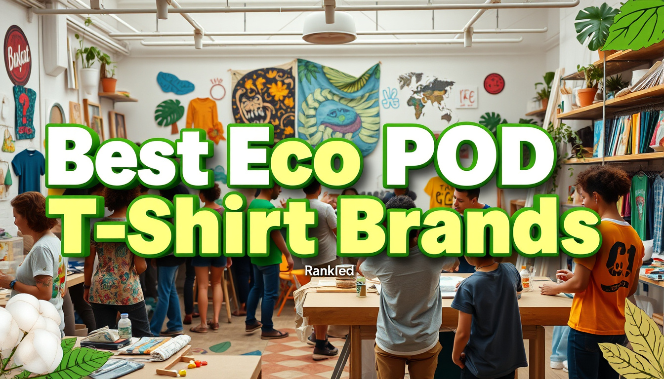 Ethical POD Tees for Artists and Designers