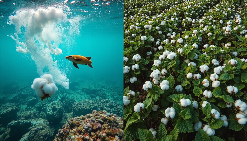 Impact of cotton clothing on oceans
