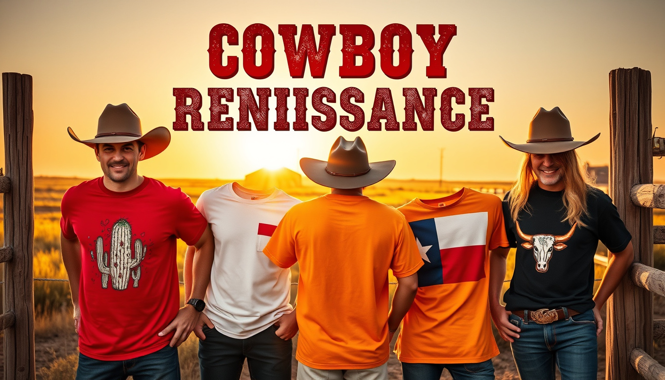 Texas-inspired t-shirts made with eco-fabrics