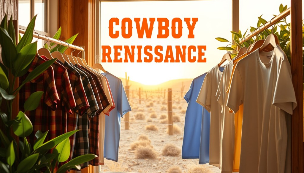 Urban cowboy look with eco-friendly&nbsp;shirts
