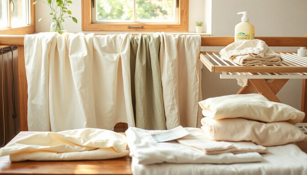 Washing organic cotton bed linens