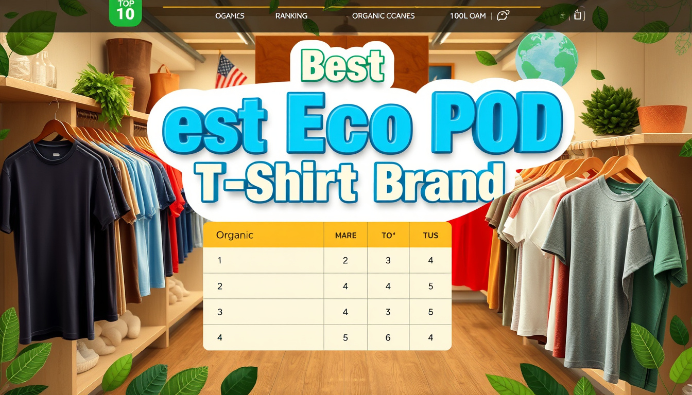 Where to Find Organic POD T-Shirts Online