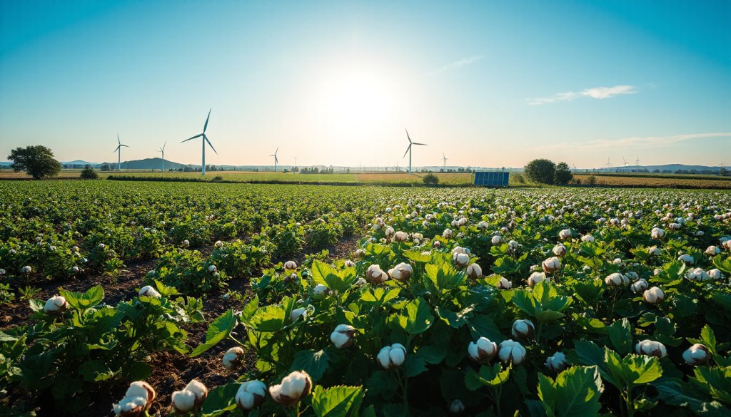 Cotton and carbon neutrality goals