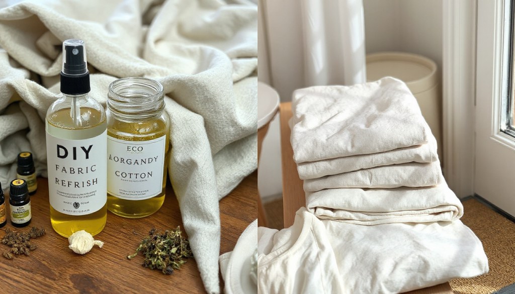 DIY fabric refresh spray for organic&nbsp;cotton
