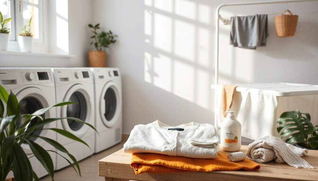 Eco laundry for allergy-prone users