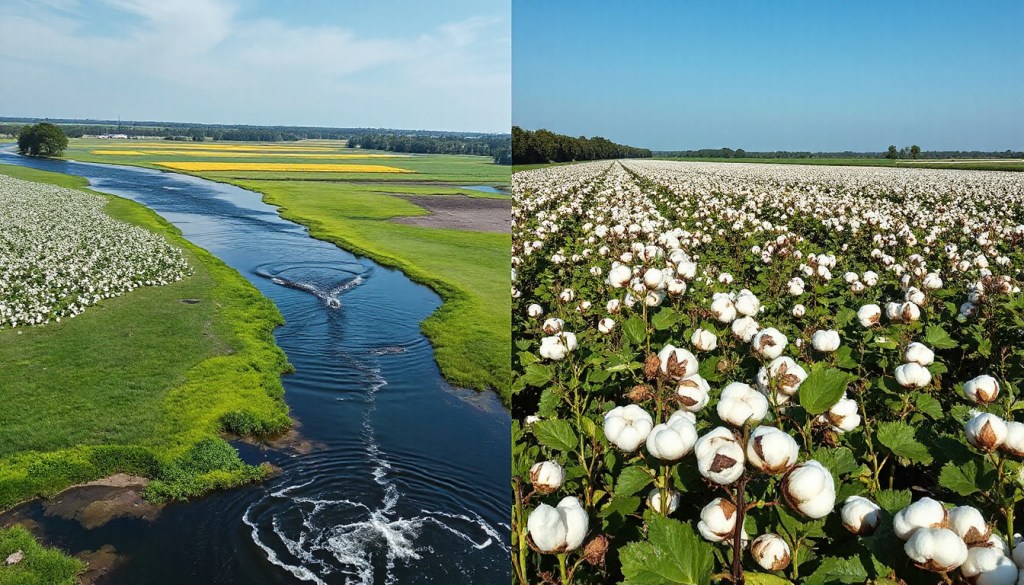 How your cotton tee affects rivers