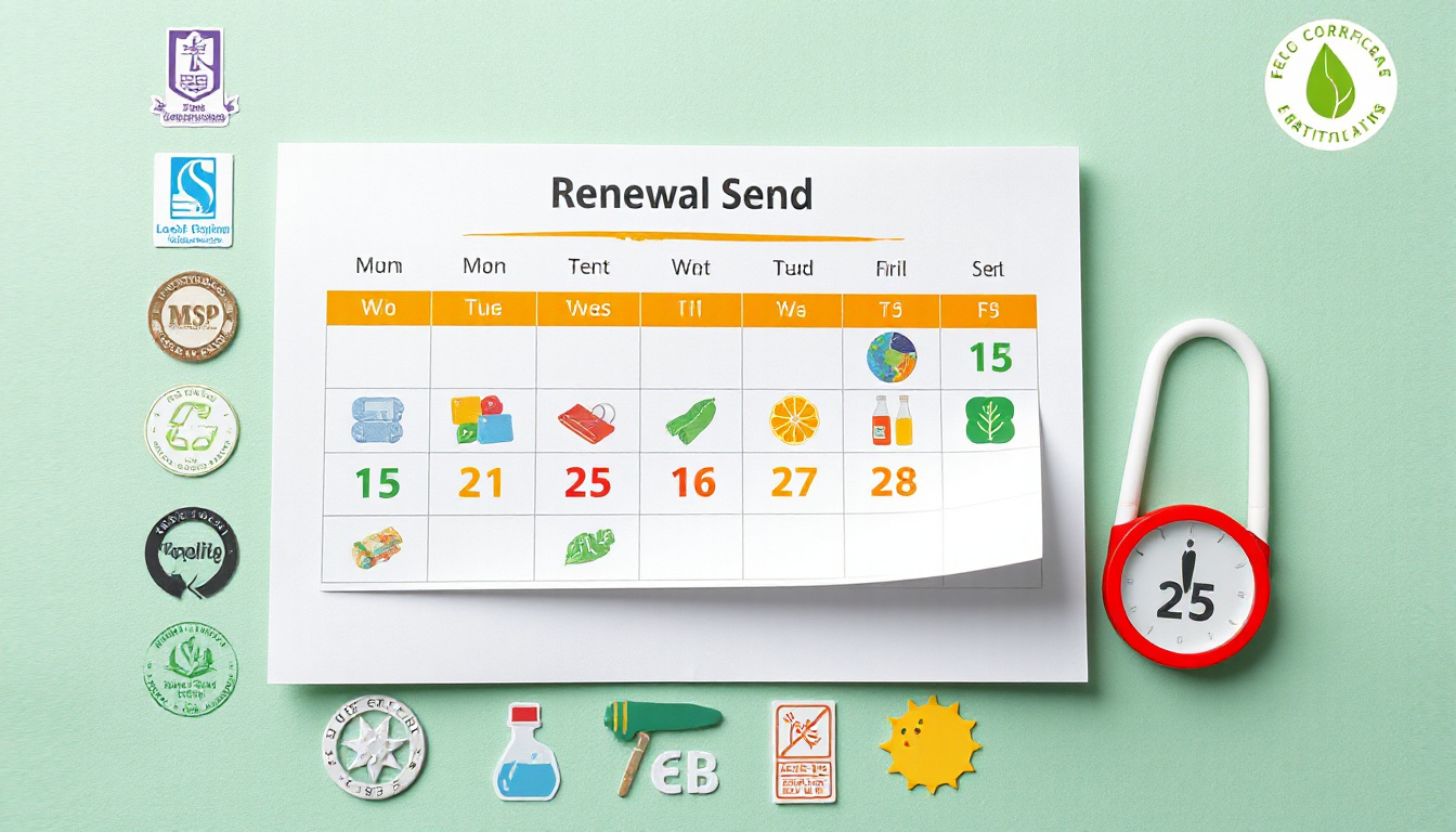 OEKO-TEX certification renewal schedule