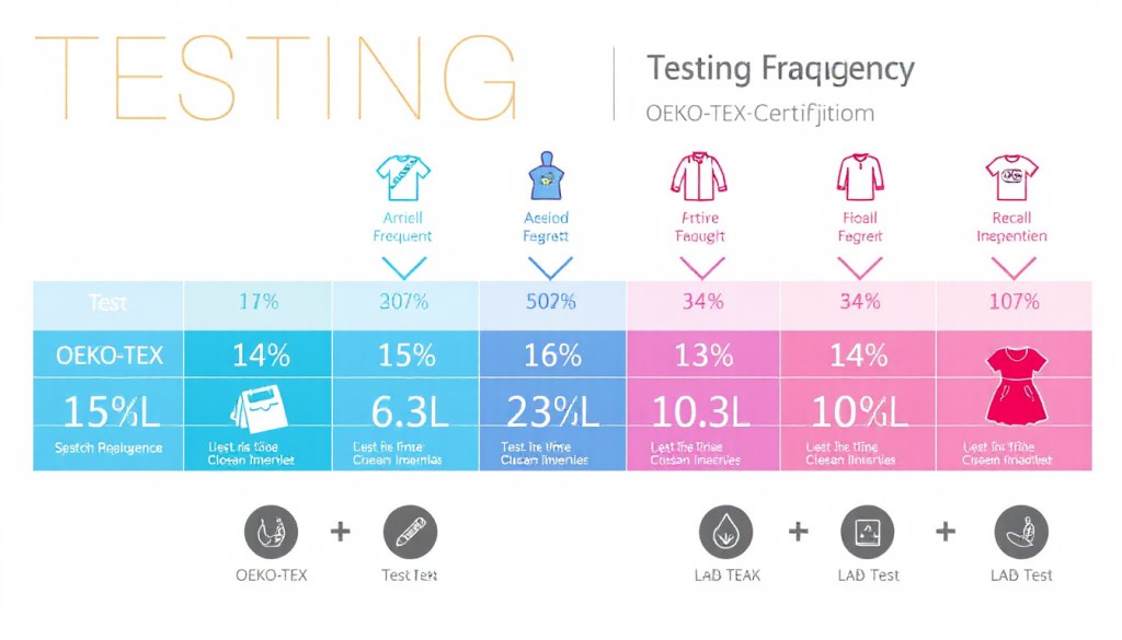 OEKO-TEX testing frequency by&nbsp;material