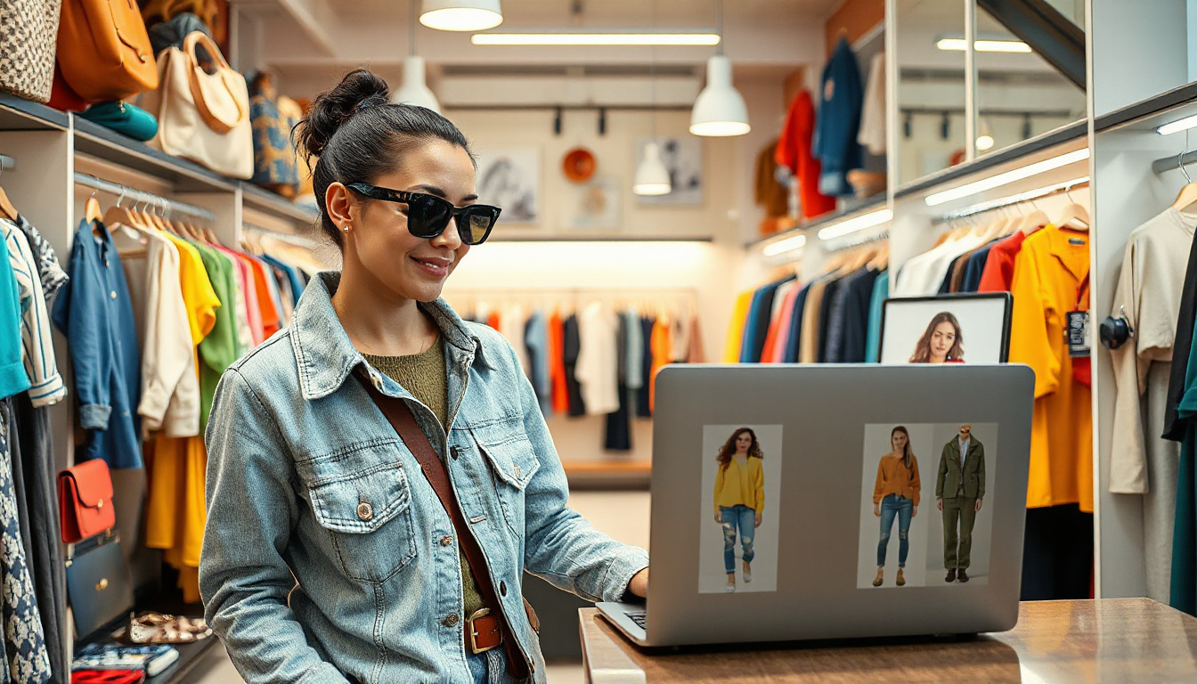 Clothes shopping confidence AI