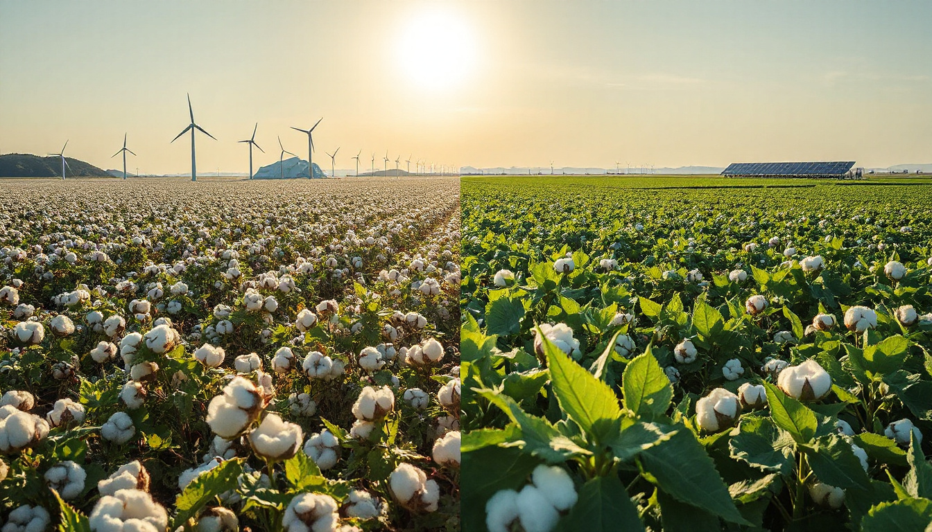 Cotton energy usage and climate cost