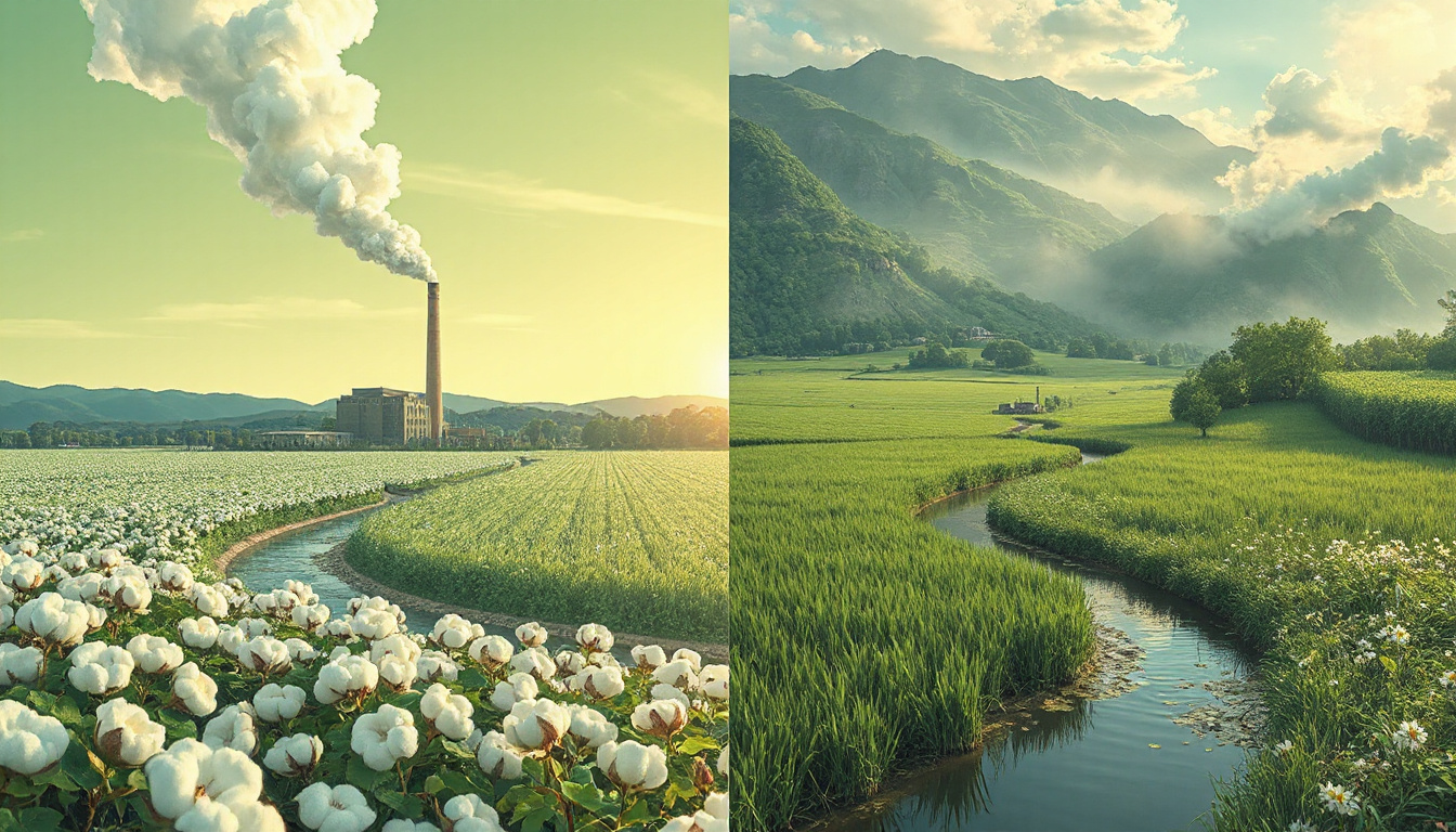 Cotton’s emissions in the textile chain
