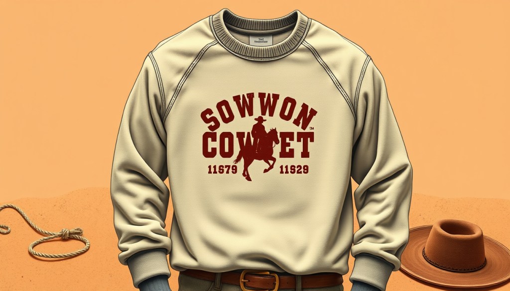 Cowboy renaissance sweatshirt fit guide for broad&nbsp;shoulders