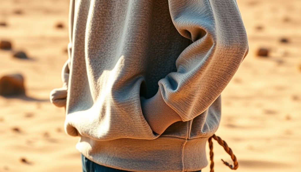 Cowboy renaissance sweatshirt hem tension guide for drape and&nbsp;shape