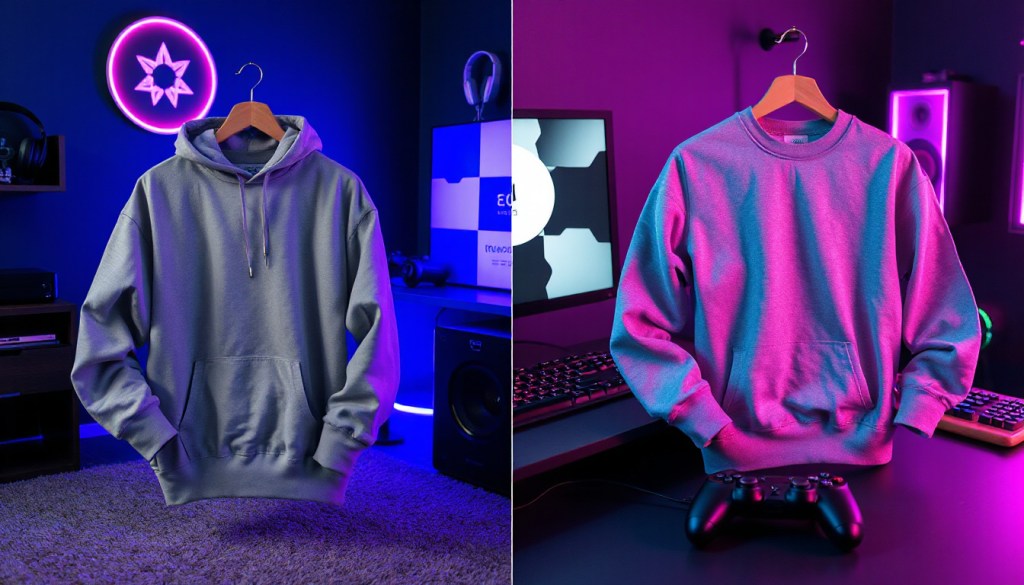 Heavyweight vs midweight sweatshirts for daily gaming&nbsp;wear