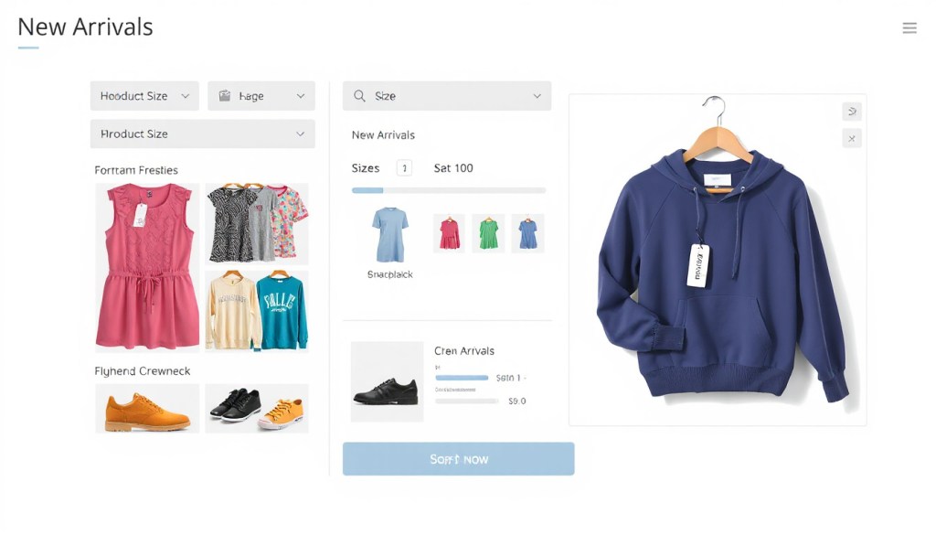 how to use sort and filters to find your size&nbsp;fast