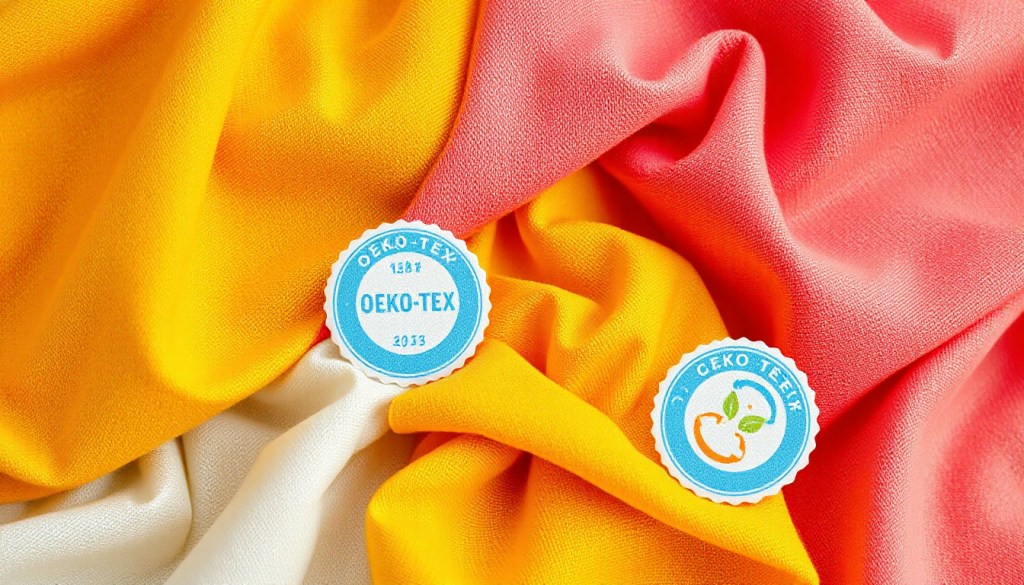 OEKO-TEX safety badges in product&nbsp;photos