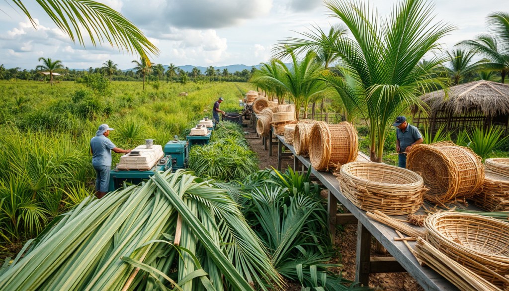 Transforming Agricultural Waste: The Innovative Recycling of Palm Fronds into Sustainable&nbsp;Products