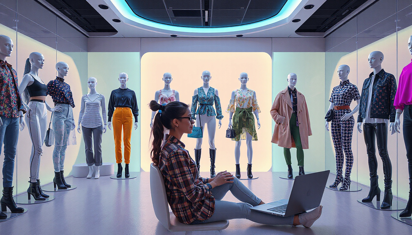 Try clothing online with AI