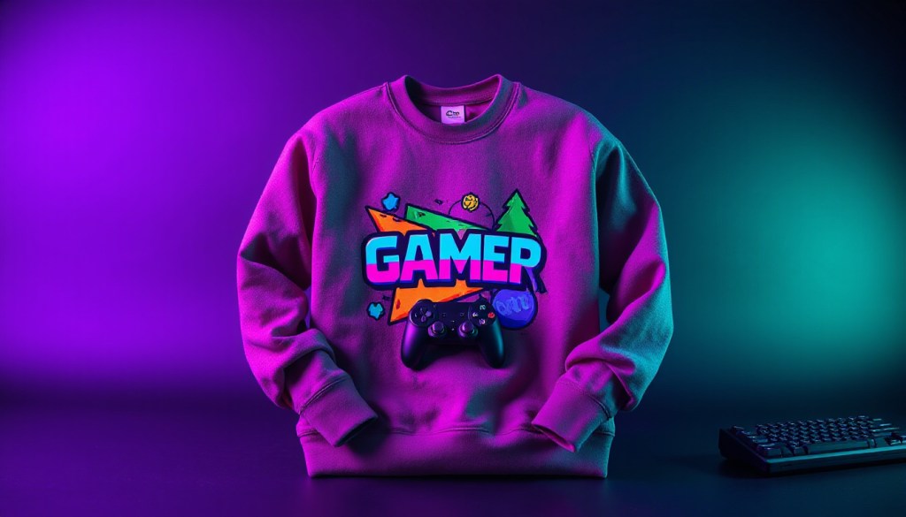 What certified organic cotton means on a gamer&nbsp;sweatshirt