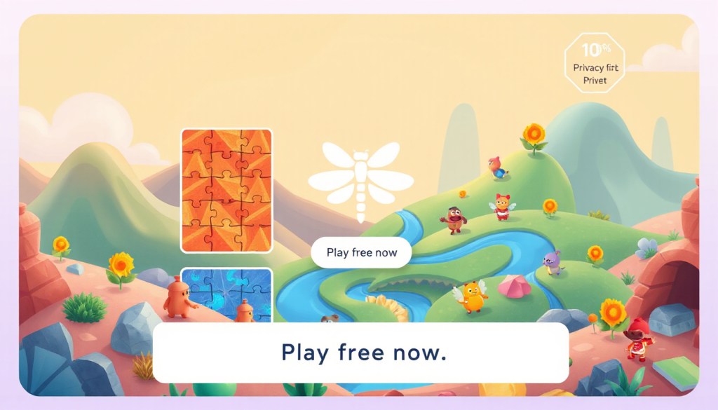 A free browser puzzle game you can trust