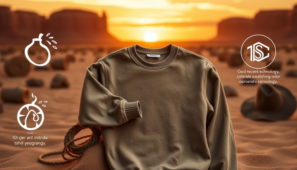 Cowboy renaissance sweatshirt odor control without fabric&nbsp;softener
