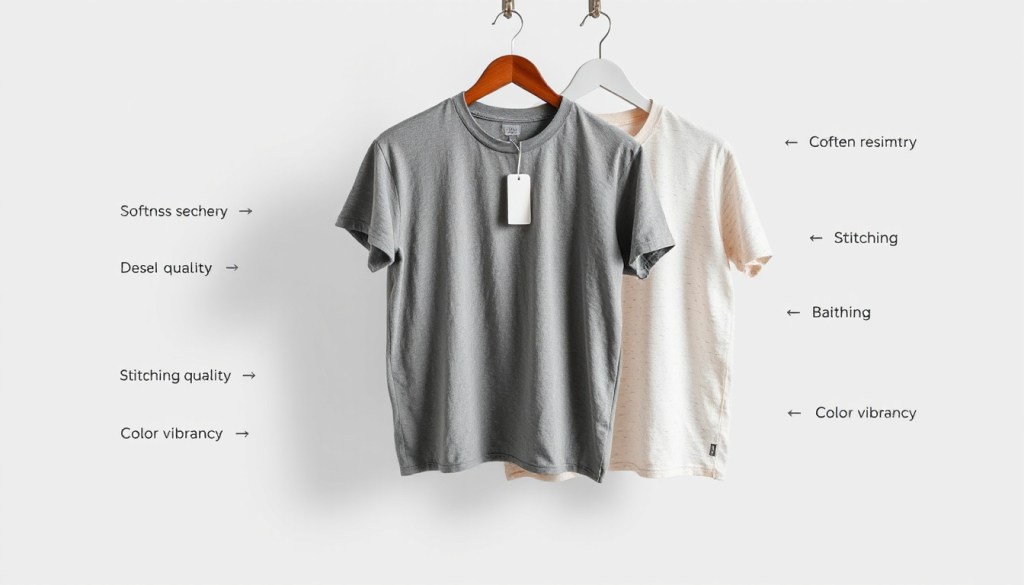 How to compare two cotton tees using the same&nbsp;checklist