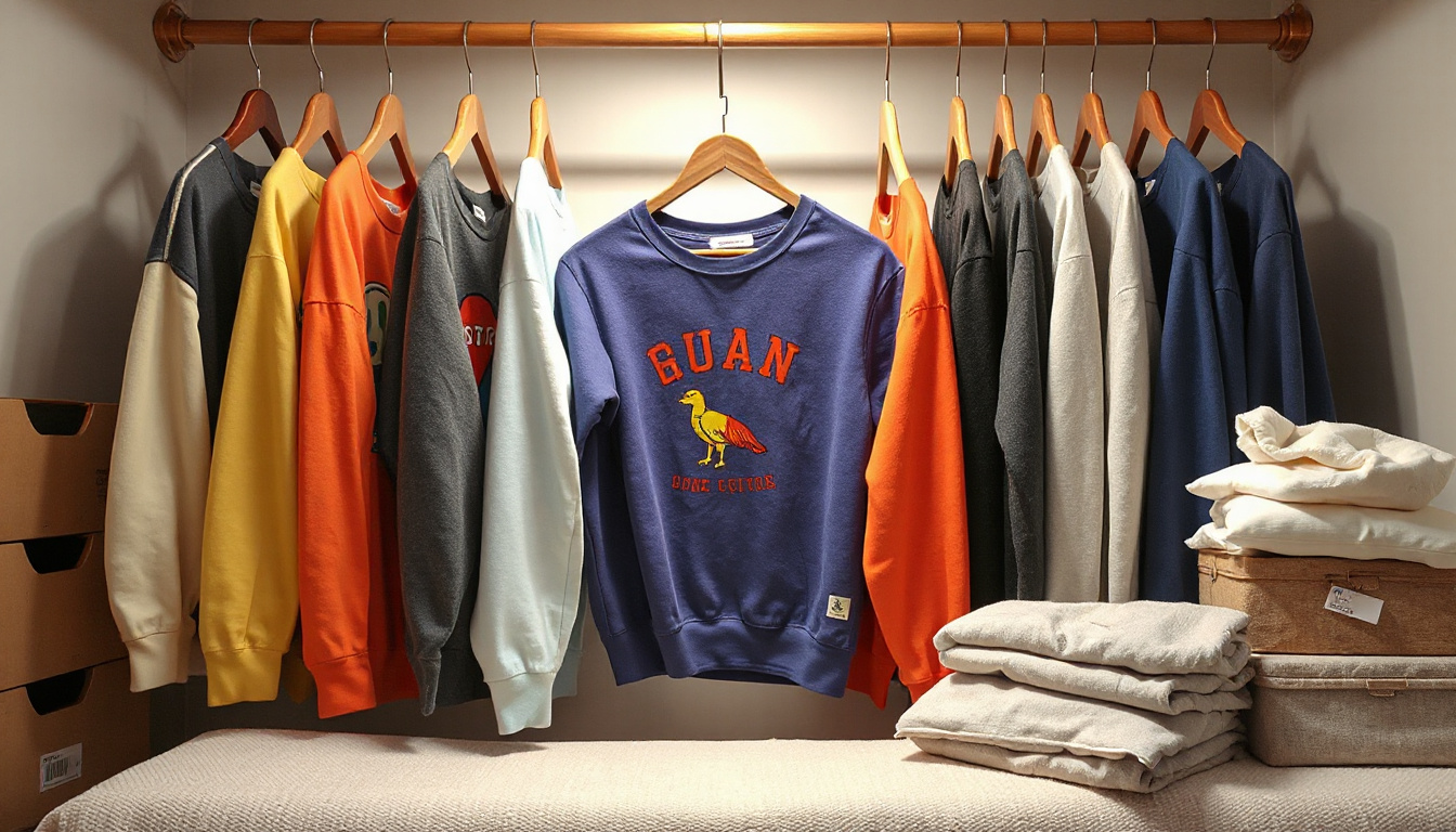 How to store graphic cotton sweatshirts without damage
