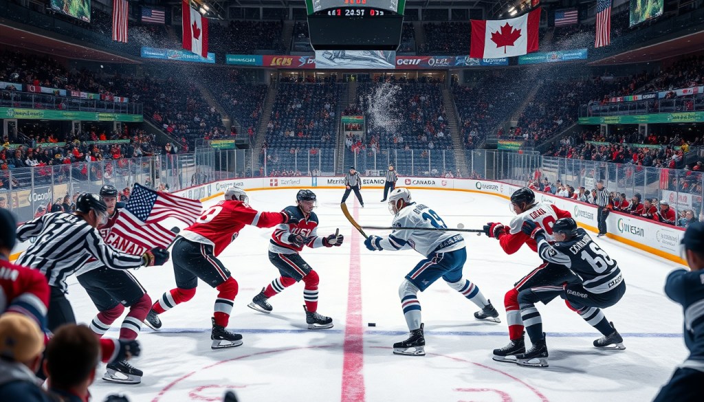 Rivalry Renewed: USA vs Canada NHL Showdown Brings Fights and&nbsp;Fury