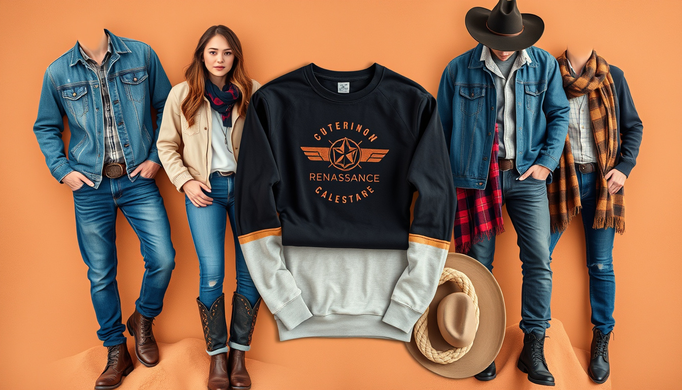 Cowboy renaissance sweatshirt 7 outfit formulas for one crewneck