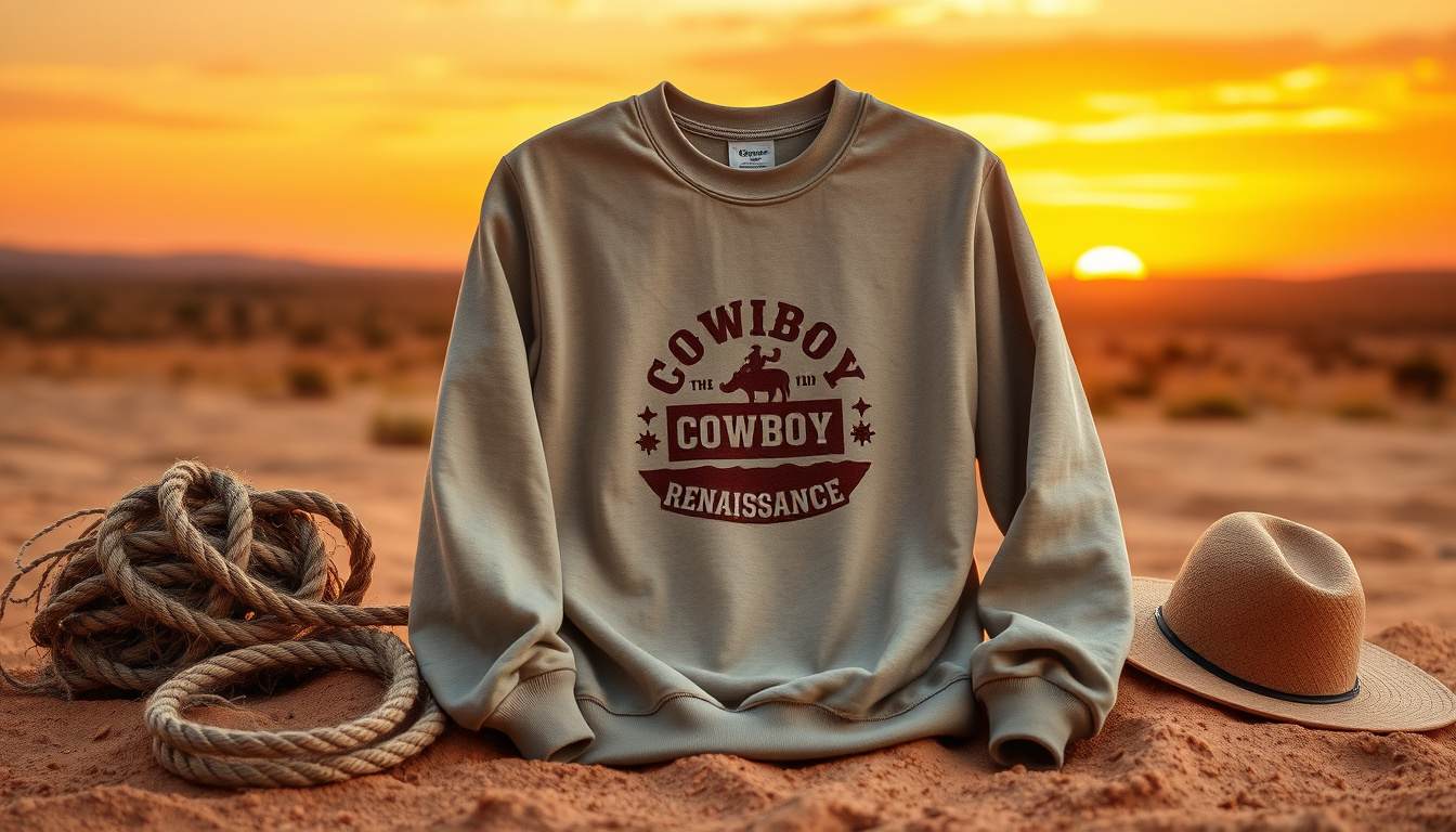 Cowboy renaissance sweatshirt sustainability claims audit template