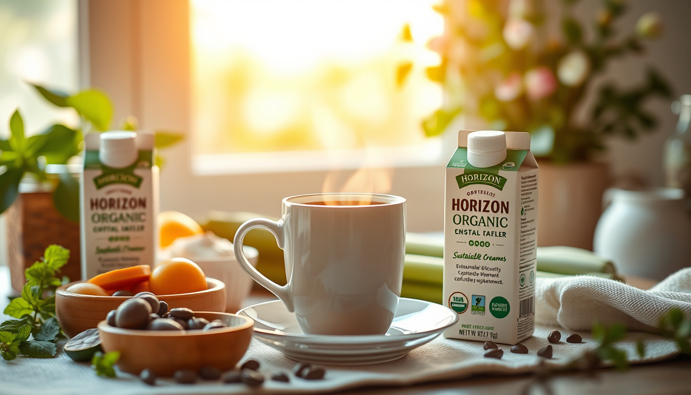 Elevate Your Morning Brew: Discover Horizon Organic’s New Sustainable Creamers for a Guilt-Free Coffee Experience