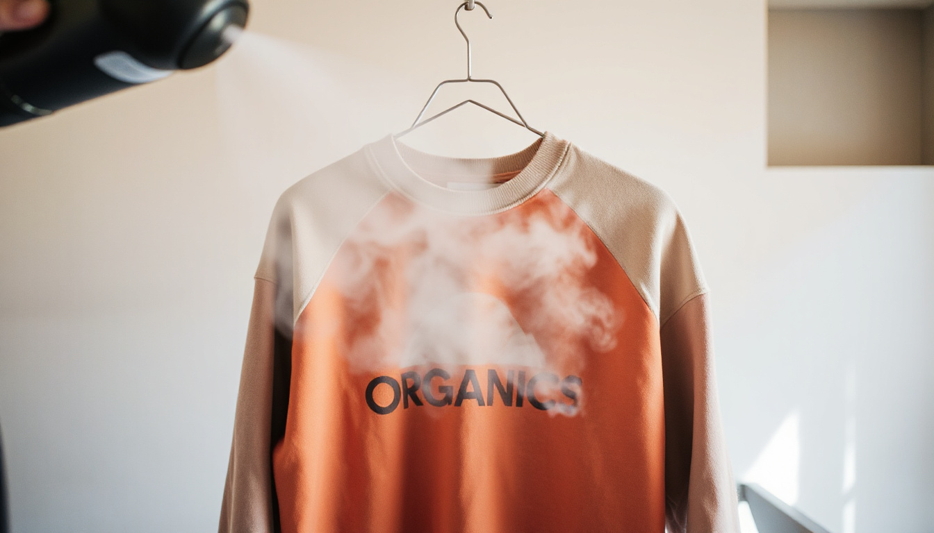 How to steam a sweatshirt without damaging the print