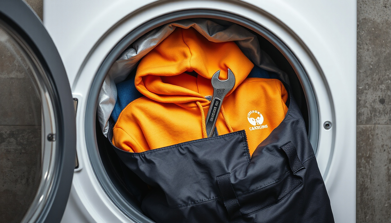 How to use a garment bag for washing hoodies