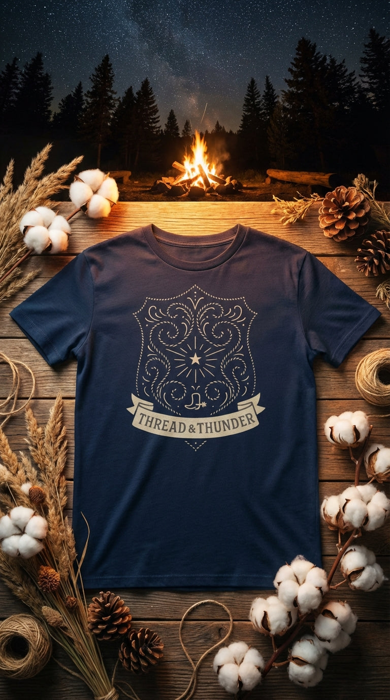 Spring’s Finest: Thread & Thunder Organic Western Shield Tee & More