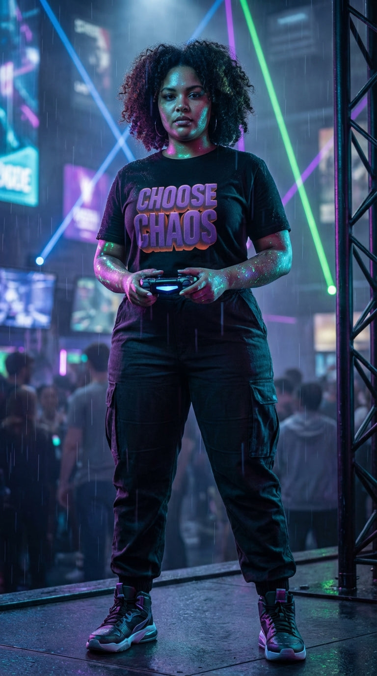 Authentic Disruption: Unpacking the GOTS Certified ‘Choose Chaos’ Organic Tee