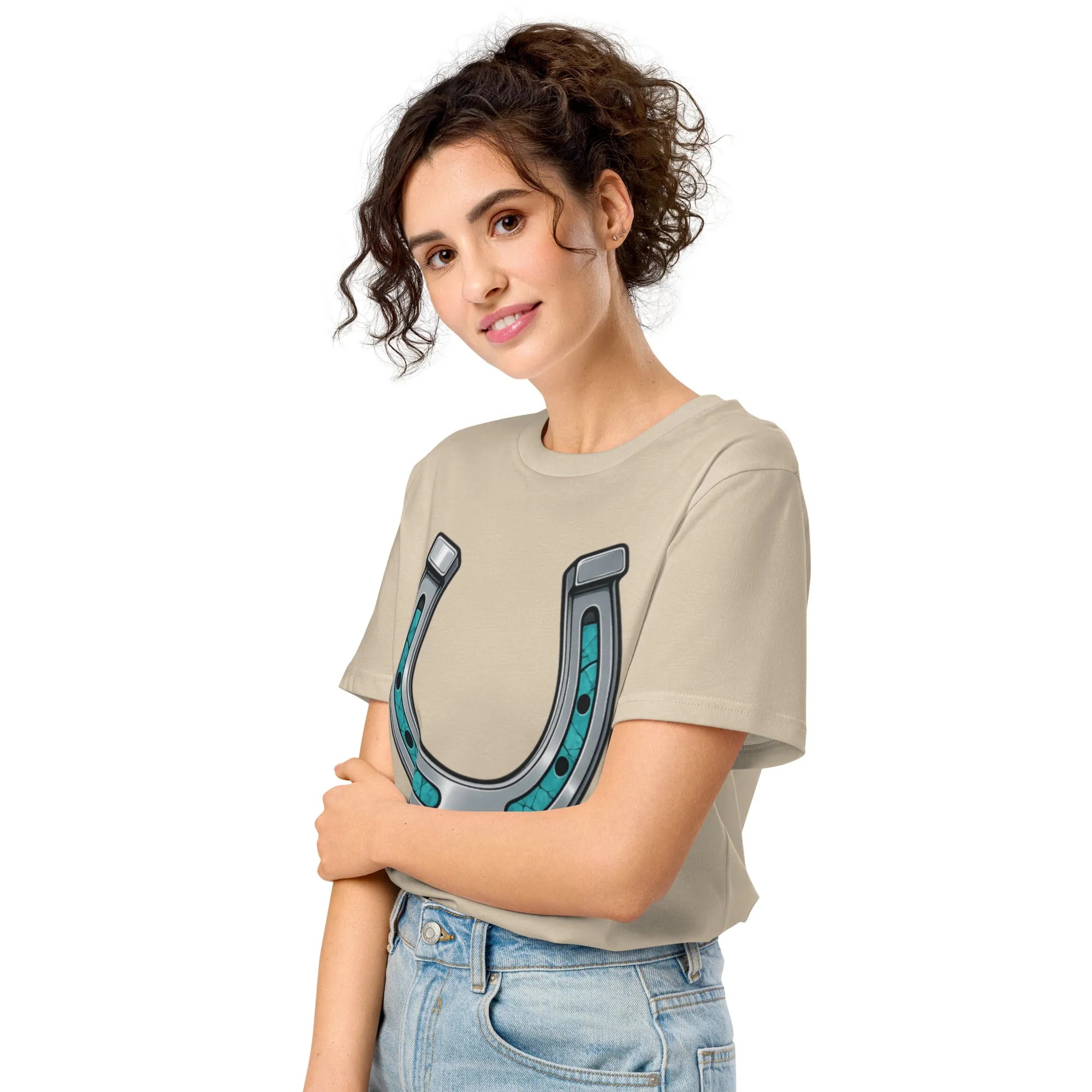 Most ‘Cute Sustainable Tees’ Are a Financial Trap. Here’s the Real Math on Our Turquoise Horseshoe Tee.